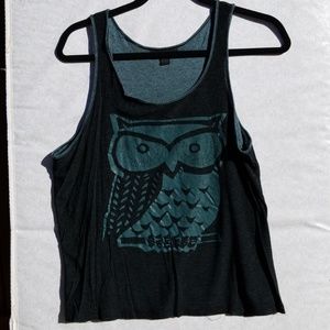 Forever 21 Owl Tank size Medium